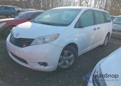 2014 Toyota Sienna L from USA, damaged, VIN 5TDZK3DC7ES424982